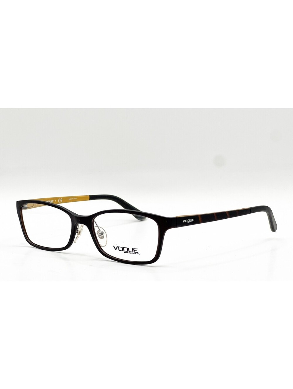 Vogue Vo 2877 2217S Matte Transparent Brown Authentic Eyeglasses 53-16-140